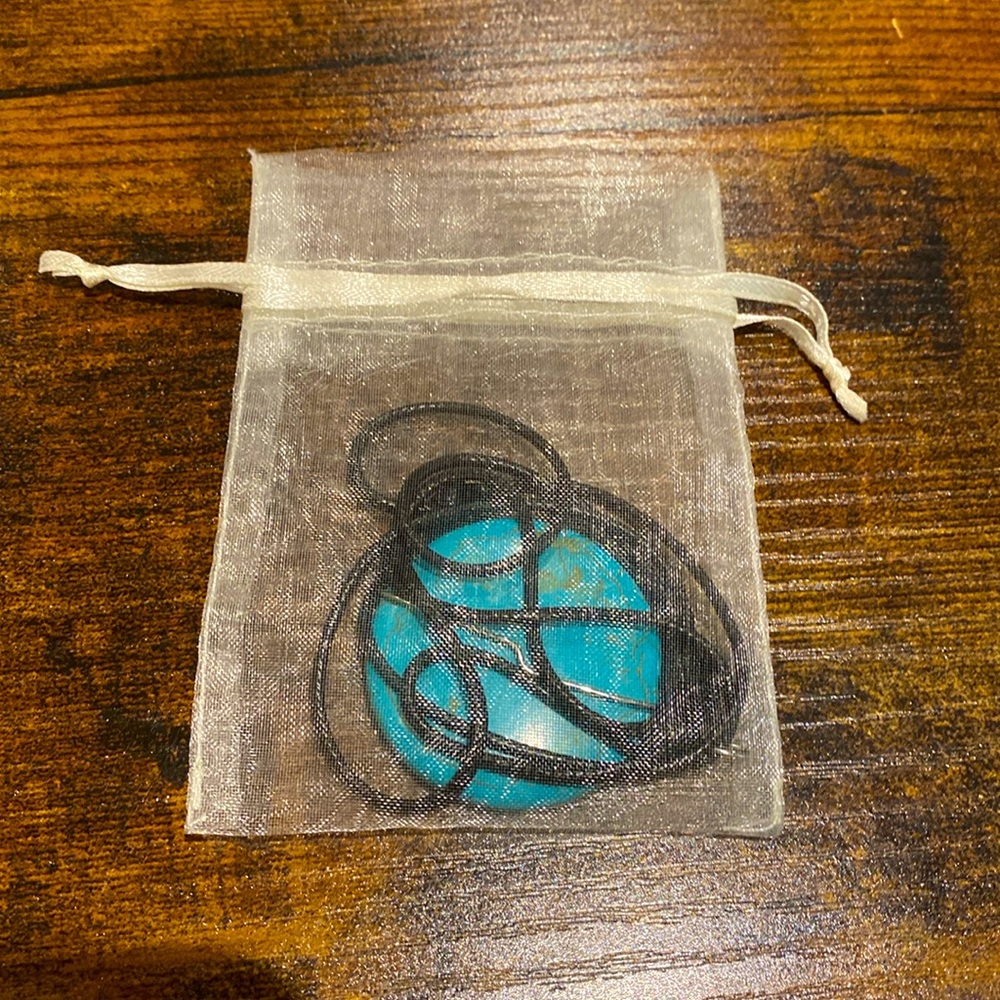 Mexican Turquoise pendant - Picture 5 of 7